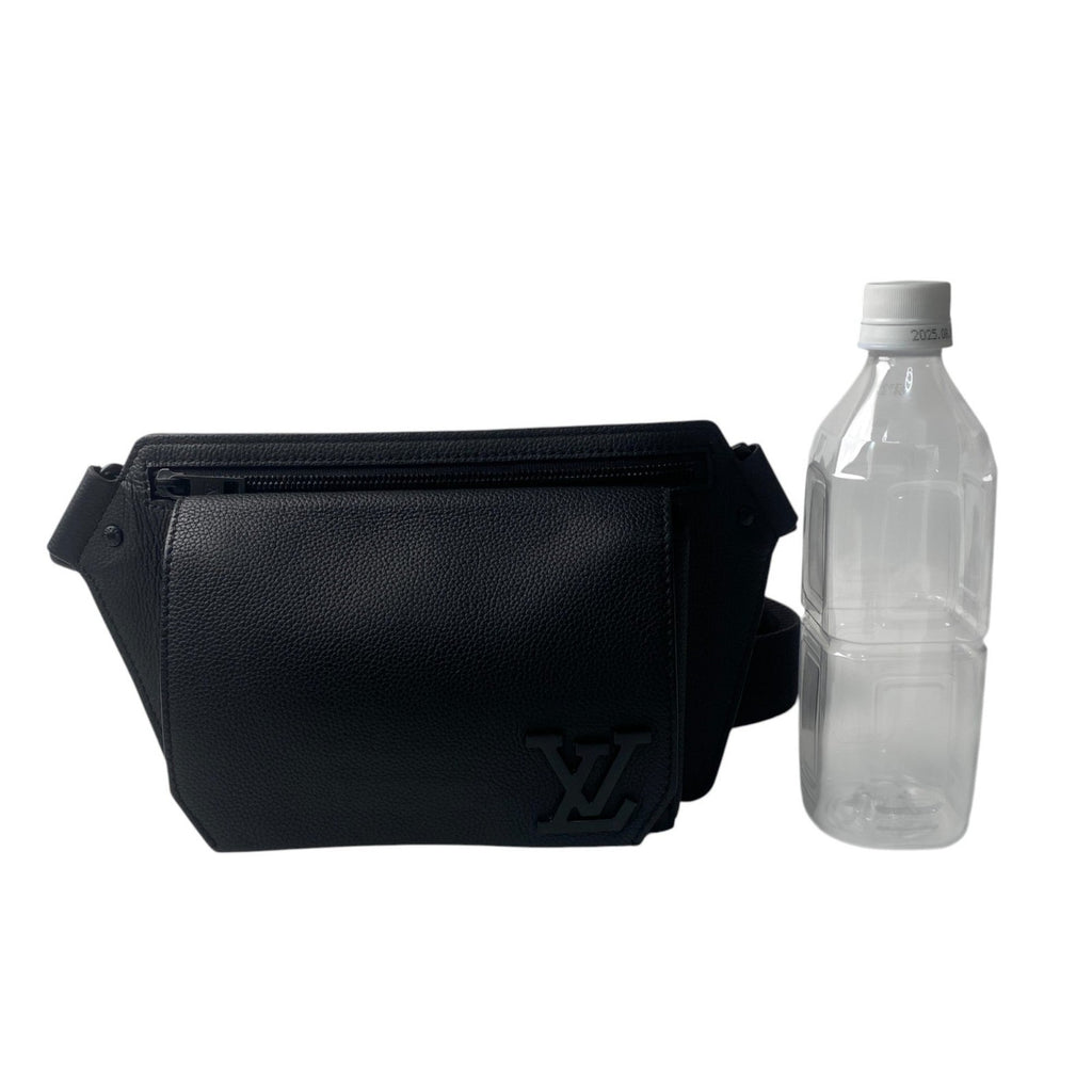 Louis Vuitton Black Leather Sling Bag
