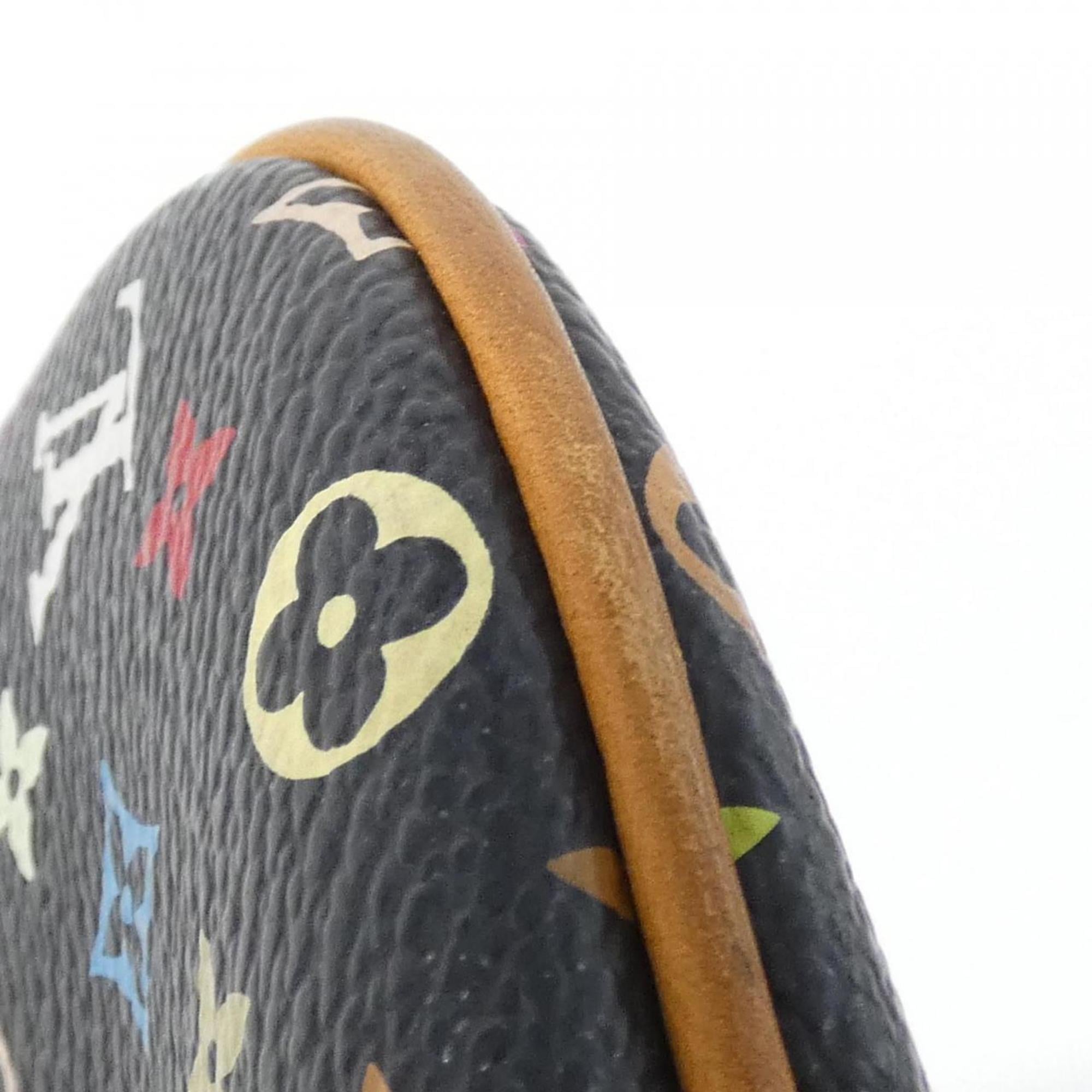 Louis Vuitton Monogram Multicolore Black Coated Canvas Coin Purse/Coin Case