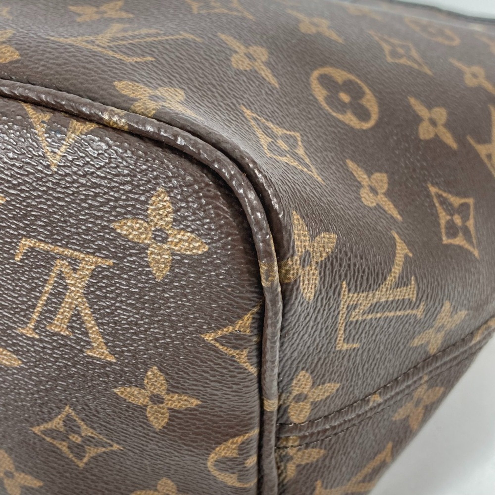 Louis Vuitton Black Brown Monogram Shoulder Bag Tote Bag