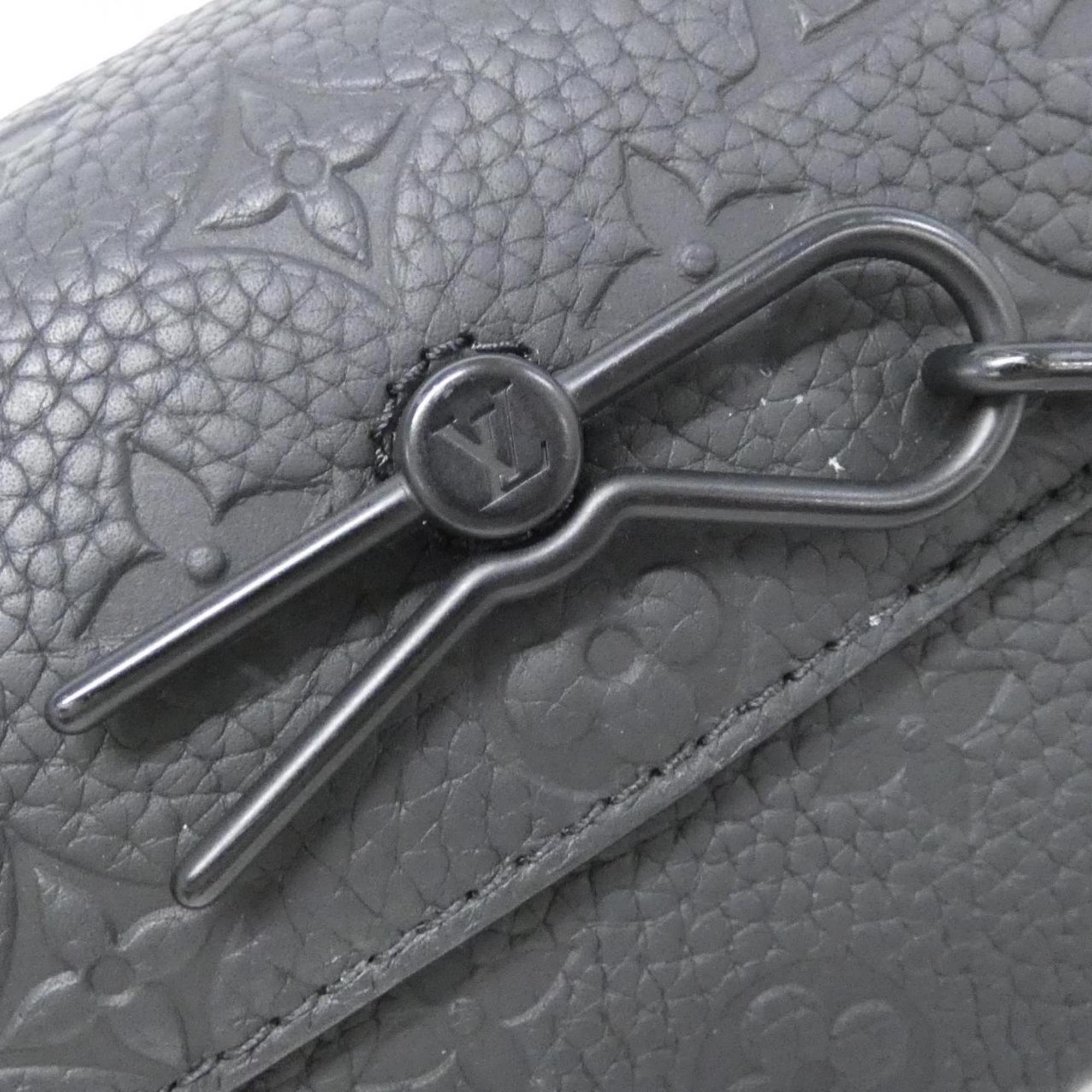Louis Vuitton Taurillon Black Leather Shoulder Bag