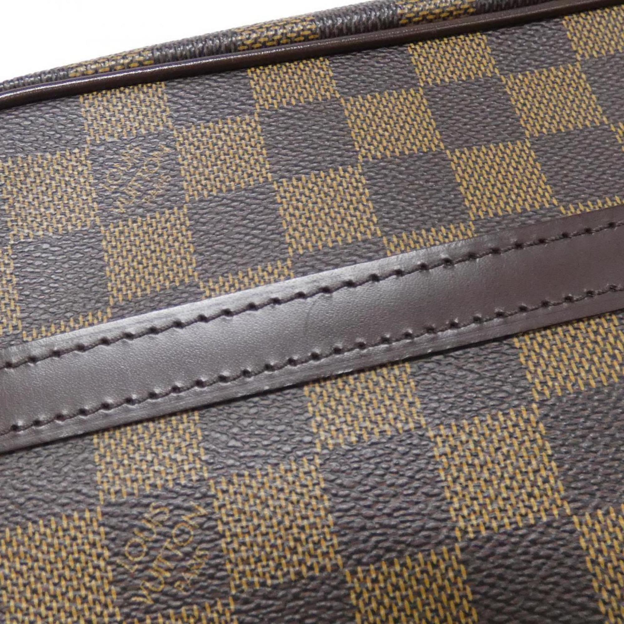 Louis Vuitton Brown Coated Canvas Shoulder Bag