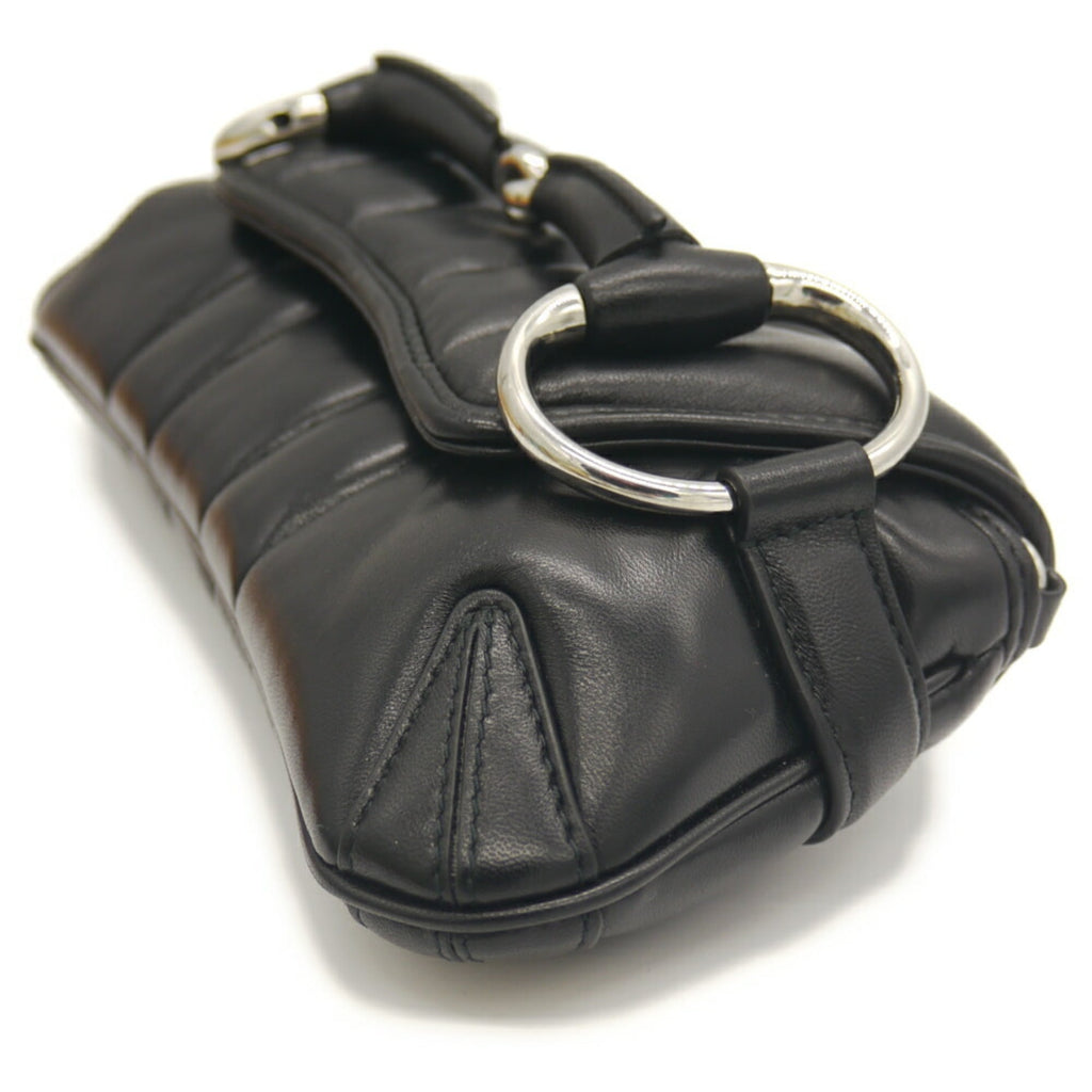 Gucci Black Leather Shoulder Bag (Pre-Owned)