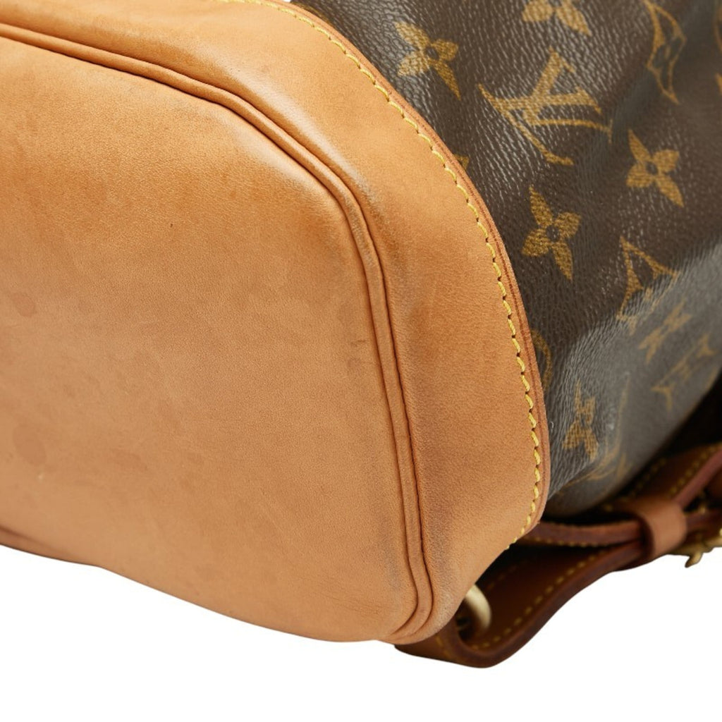 Louis Vuitton Brown Pvc Leather Backpack