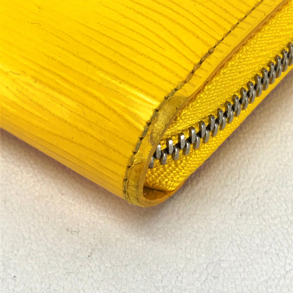 Louis Vuitton Yellow Leather Long Wallet