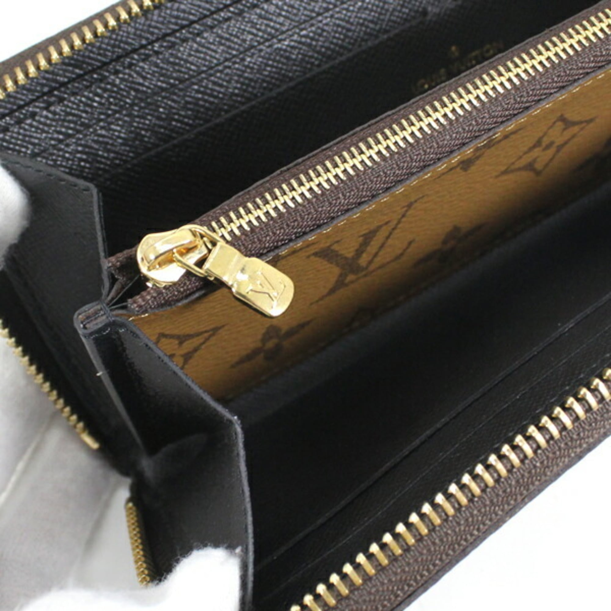 Louis Vuitton Monogram Reverse Light Brown Monogram Reverse Long Wallet