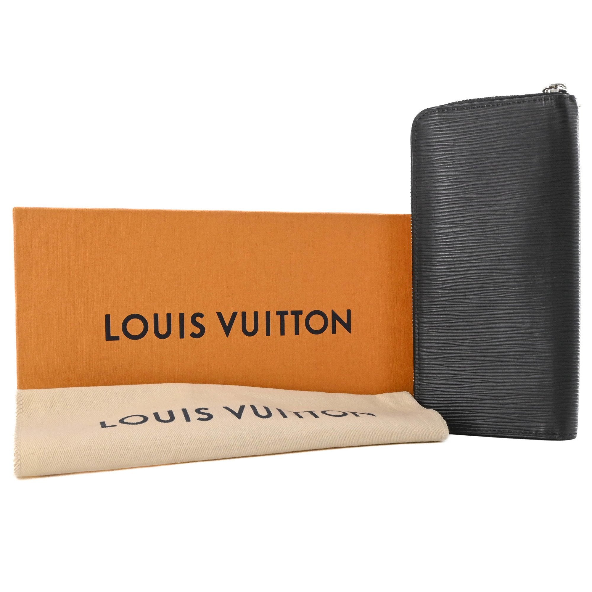 Louis Vuitton Epi Noir Epi Leather Long Wallet