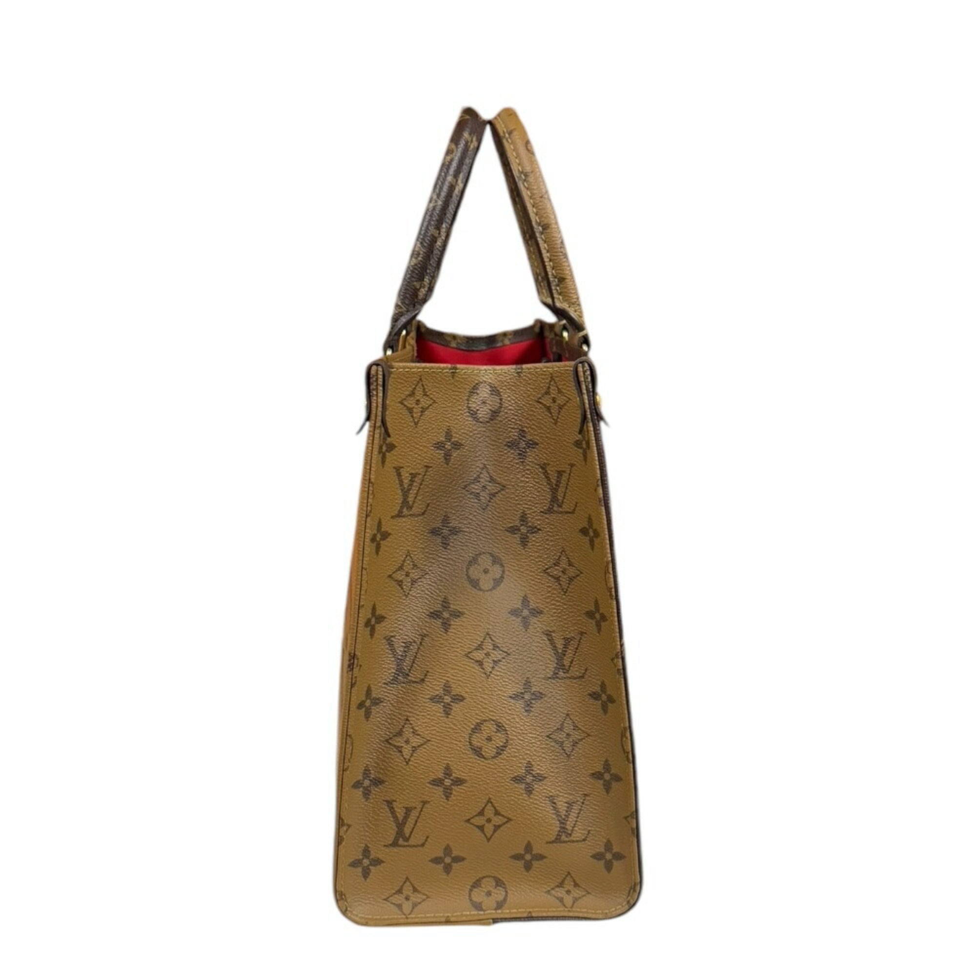 Louis Vuitton Brown Monogram Canvas Monogram Reverse Shoulder Bag