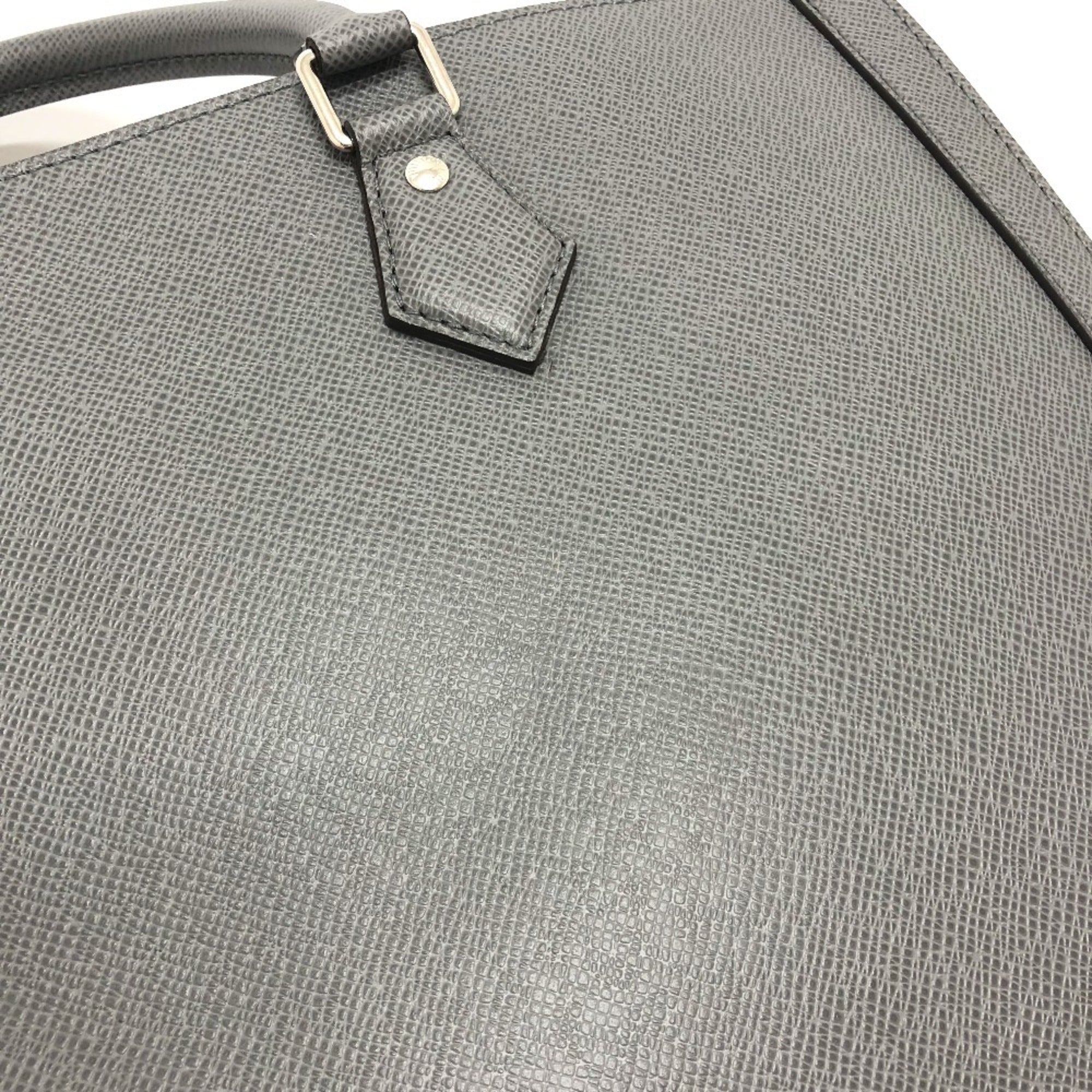 Louis Vuitton Taiga Gray Taiga Leather Briefcase