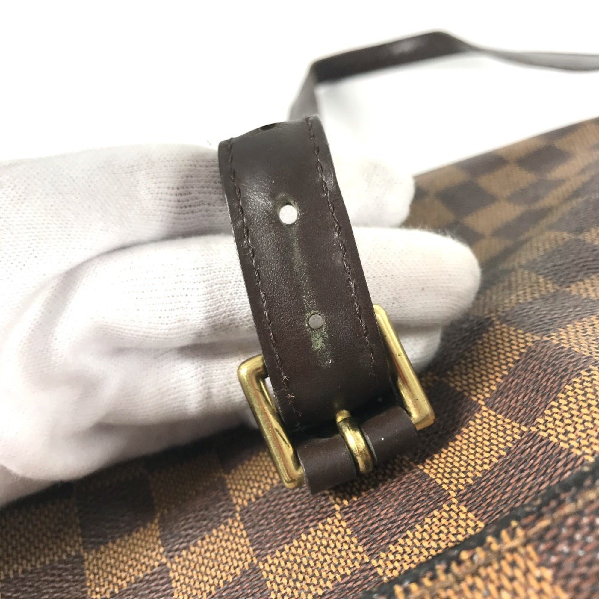 Louis Vuitton Brown Damier Canvas Shoulder Bag Tote Bag