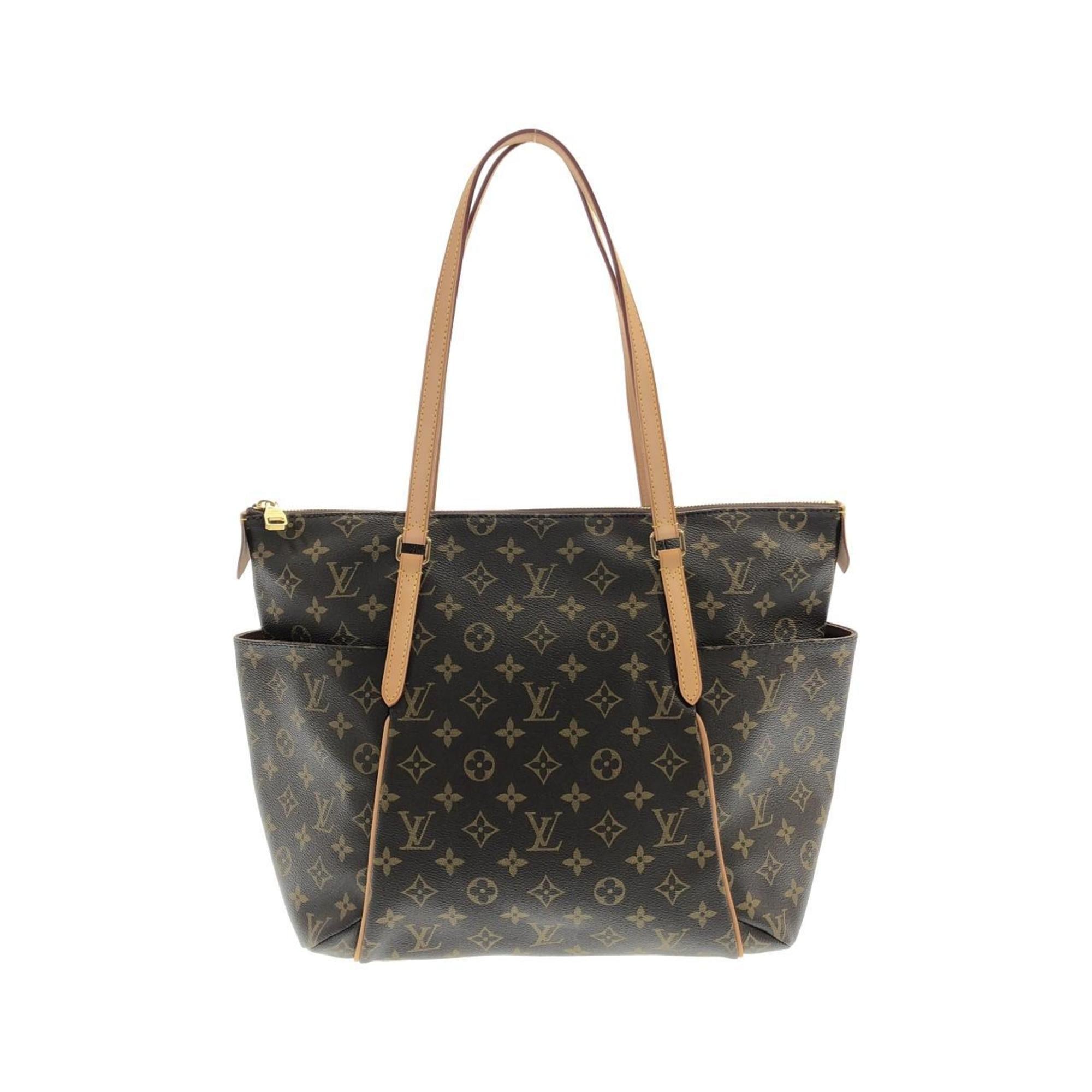 Louis Vuitton Marron Coated Canvas Handbag