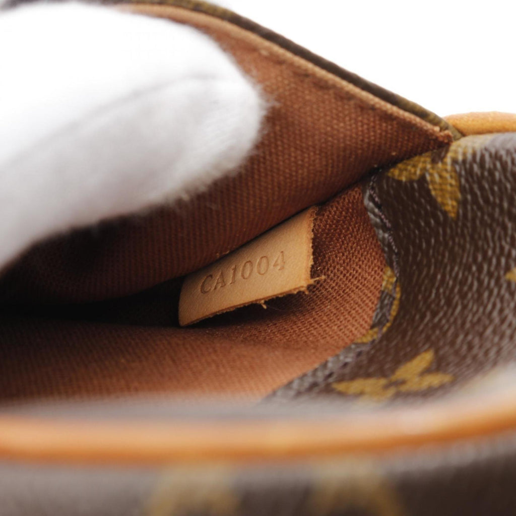 Louis Vuitton Brown Coated Canvas Leather Fanny Pack