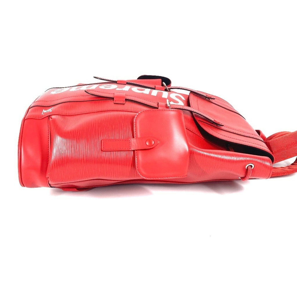 Louis Vuitton Epi Red Color White Epi Leather Backpack
