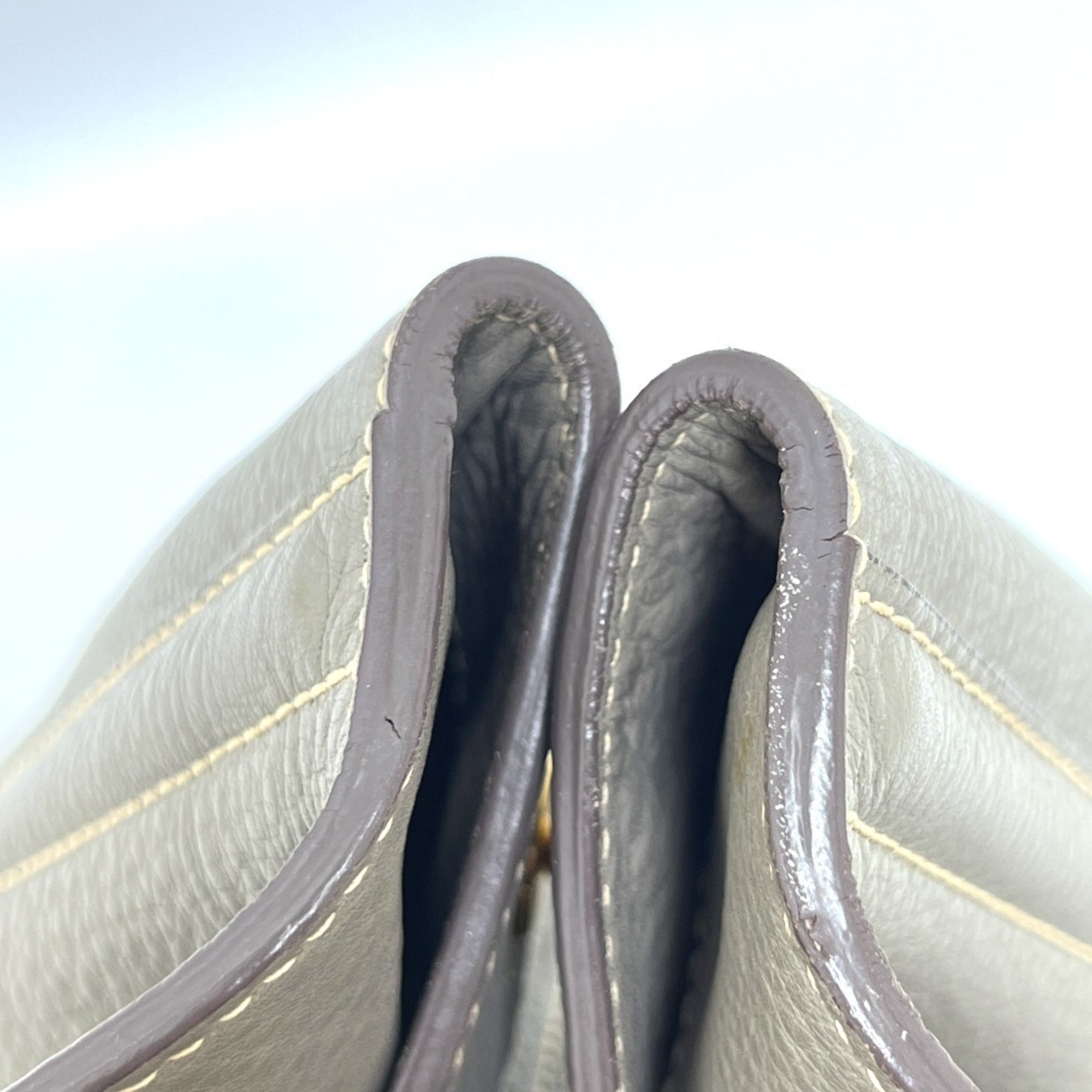 Prada Gray Canapa Handbag Tote Bag