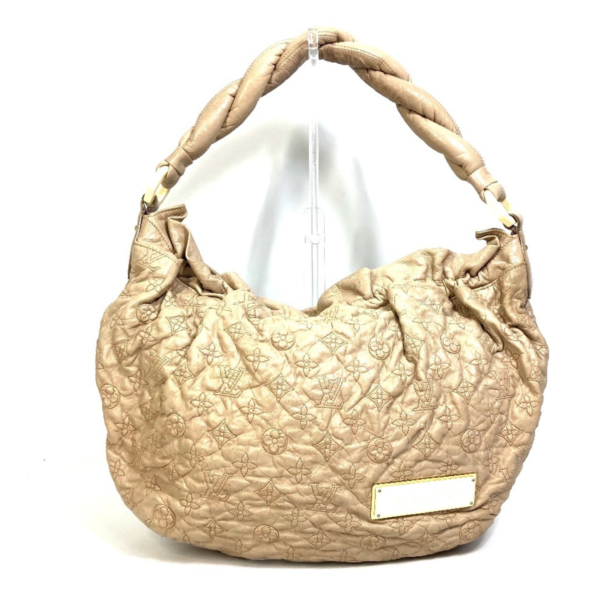 Louis Vuitton Monogram Olympe Beige Ecru Leather Shoulder Bag