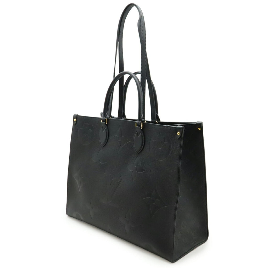 Louis Vuitton Noir Monogram Empreinte Leather Shoulder Bag Tote Bag