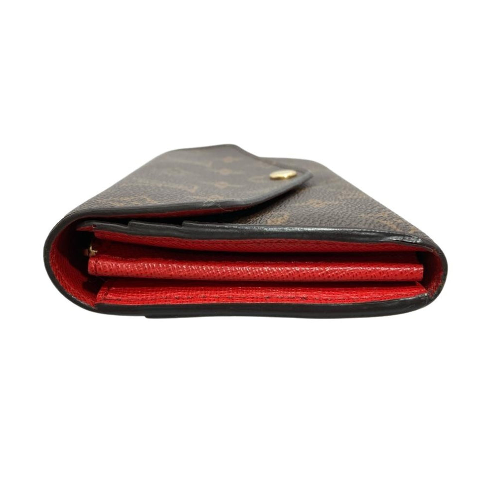 Louis Vuitton Brown Monogram Canvas Long Wallet (Tri-Fold)