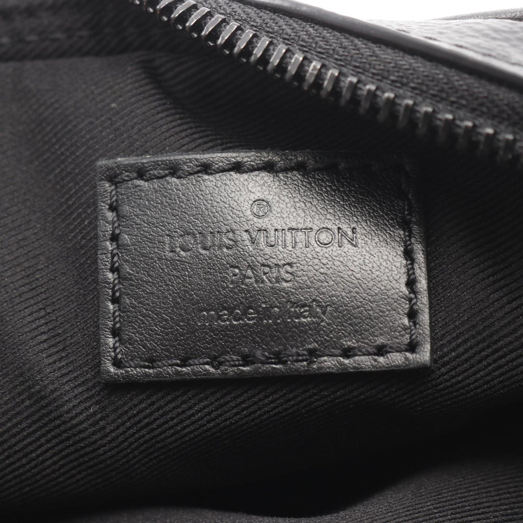 Louis Vuitton Black Coated Canvas Shoulder Bag