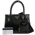 Prada Black Leather Shoulder Bag