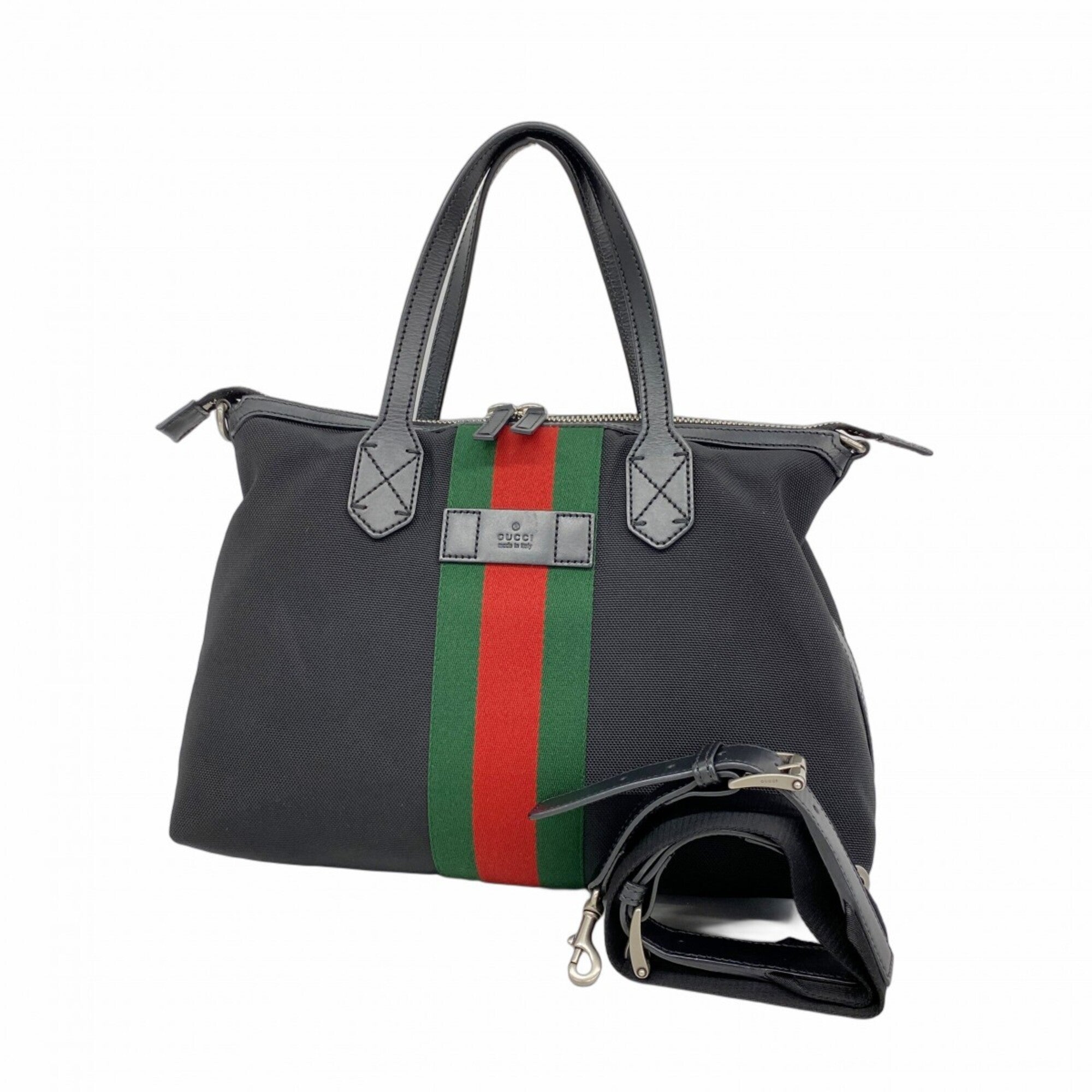 Gucci Black Nylon Handbag (Pre-Owned)