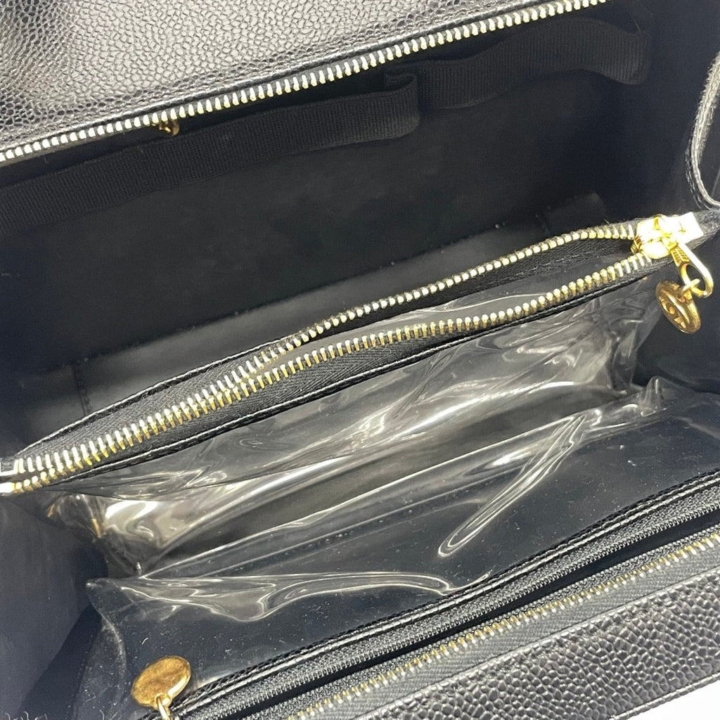 Chanel Black Leather Handbag
