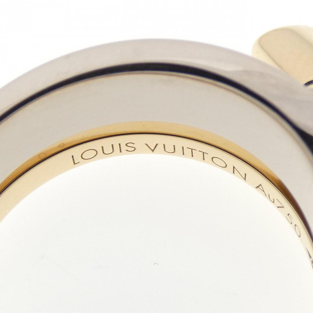 Louis Vuitton Yellow Gold (18K) White Gold (18K) Band Ring