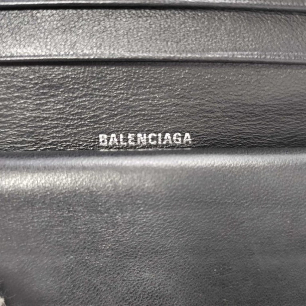 Balenciaga Black Leather Wallet (Bi-Fold)