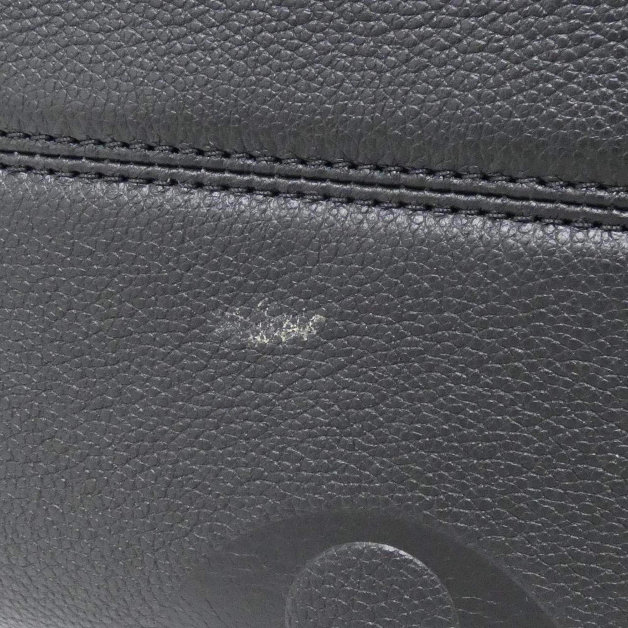 Louis Vuitton Black Leather Handbag