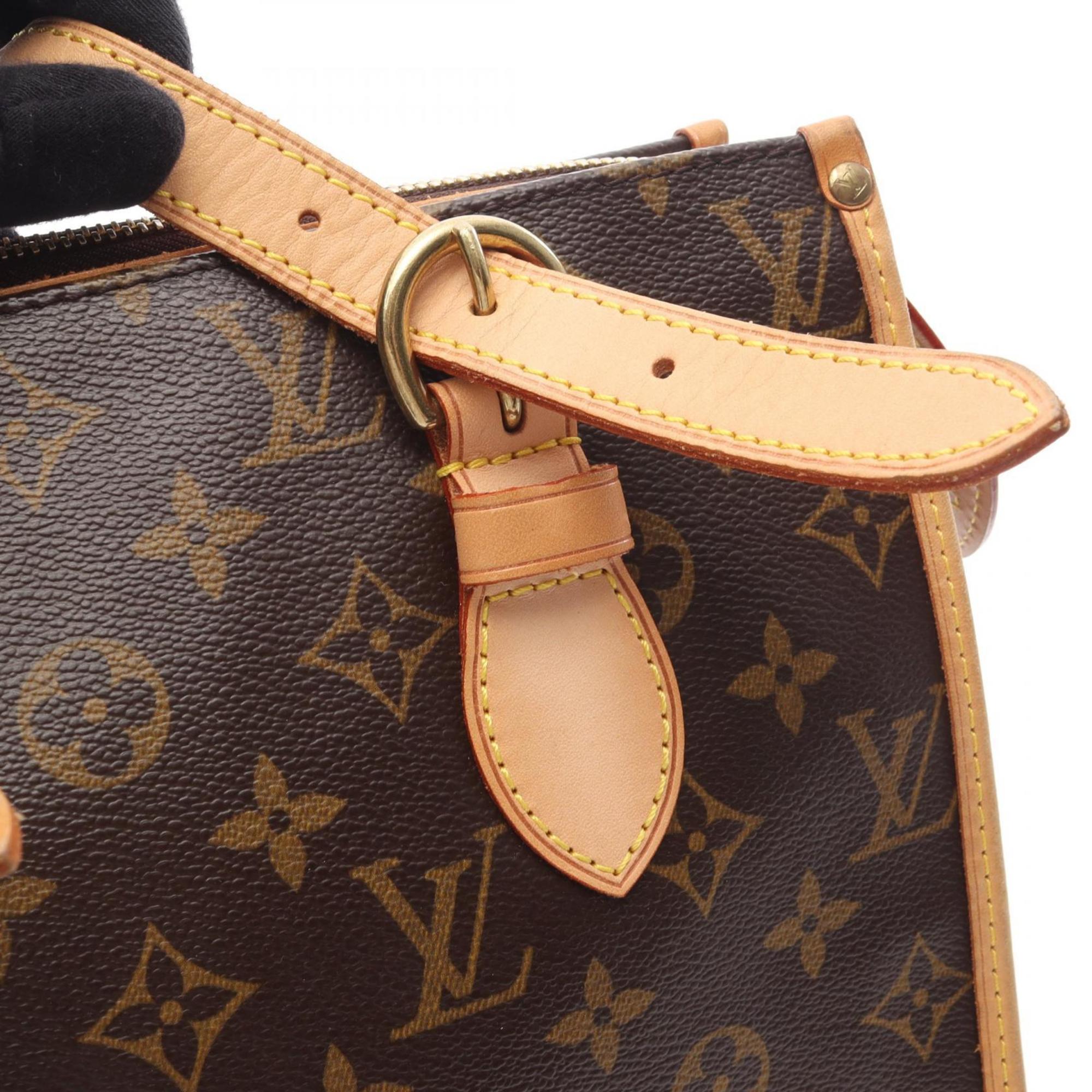 Louis Vuitton Brown Coated Canvas Pvc Monogram Leather Tote Bag