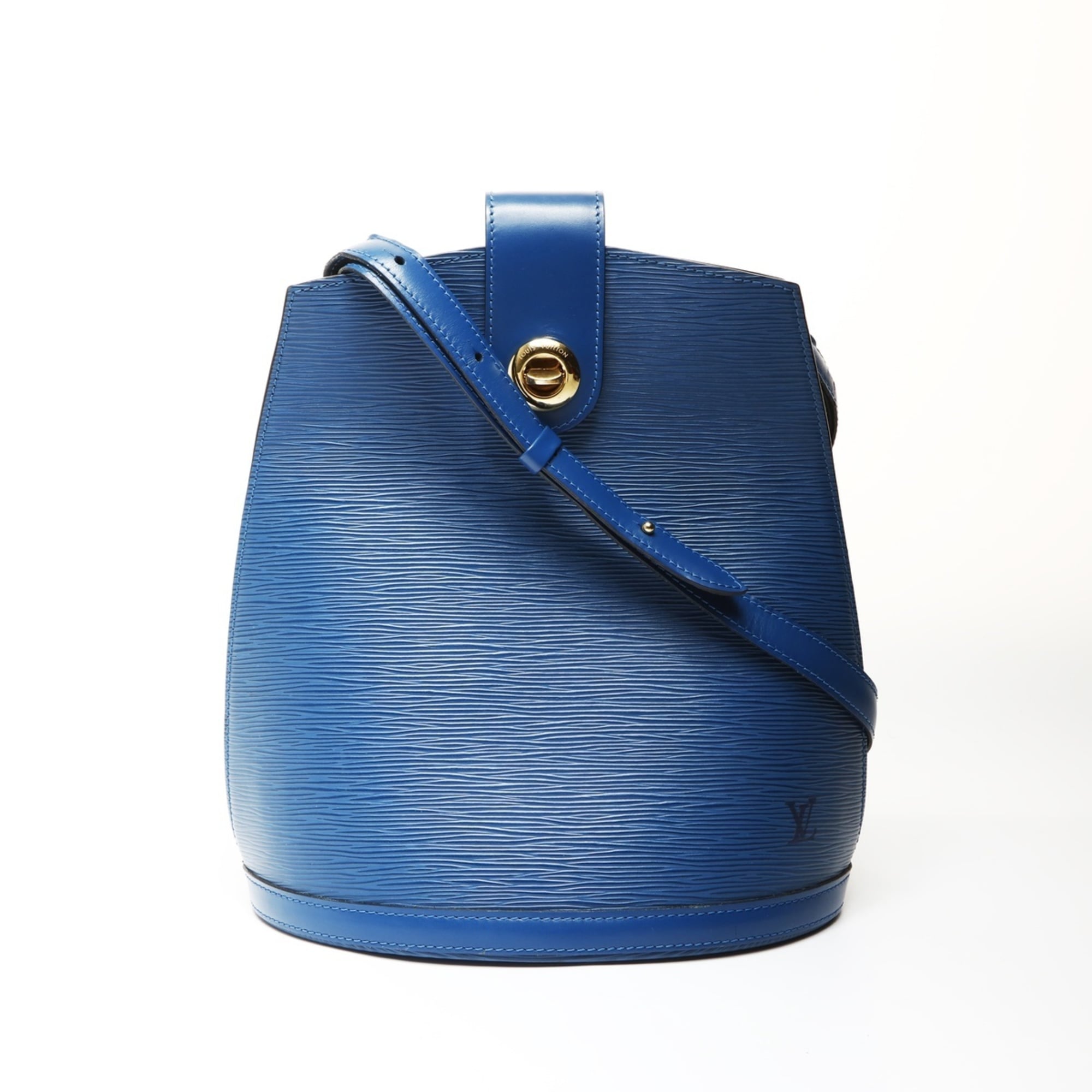 Louis Vuitton Epi Blue Epi Leather Shoulder Bag