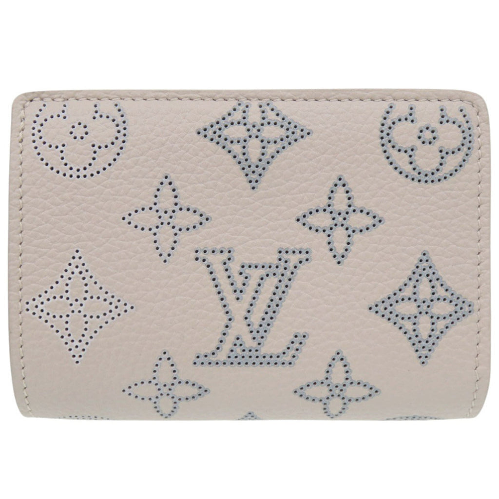 Louis Vuitton Blue Pink Mahina Leather Wallet