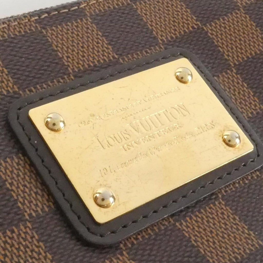 Louis Vuitton Brown Coated Canvas Shoulder Bag