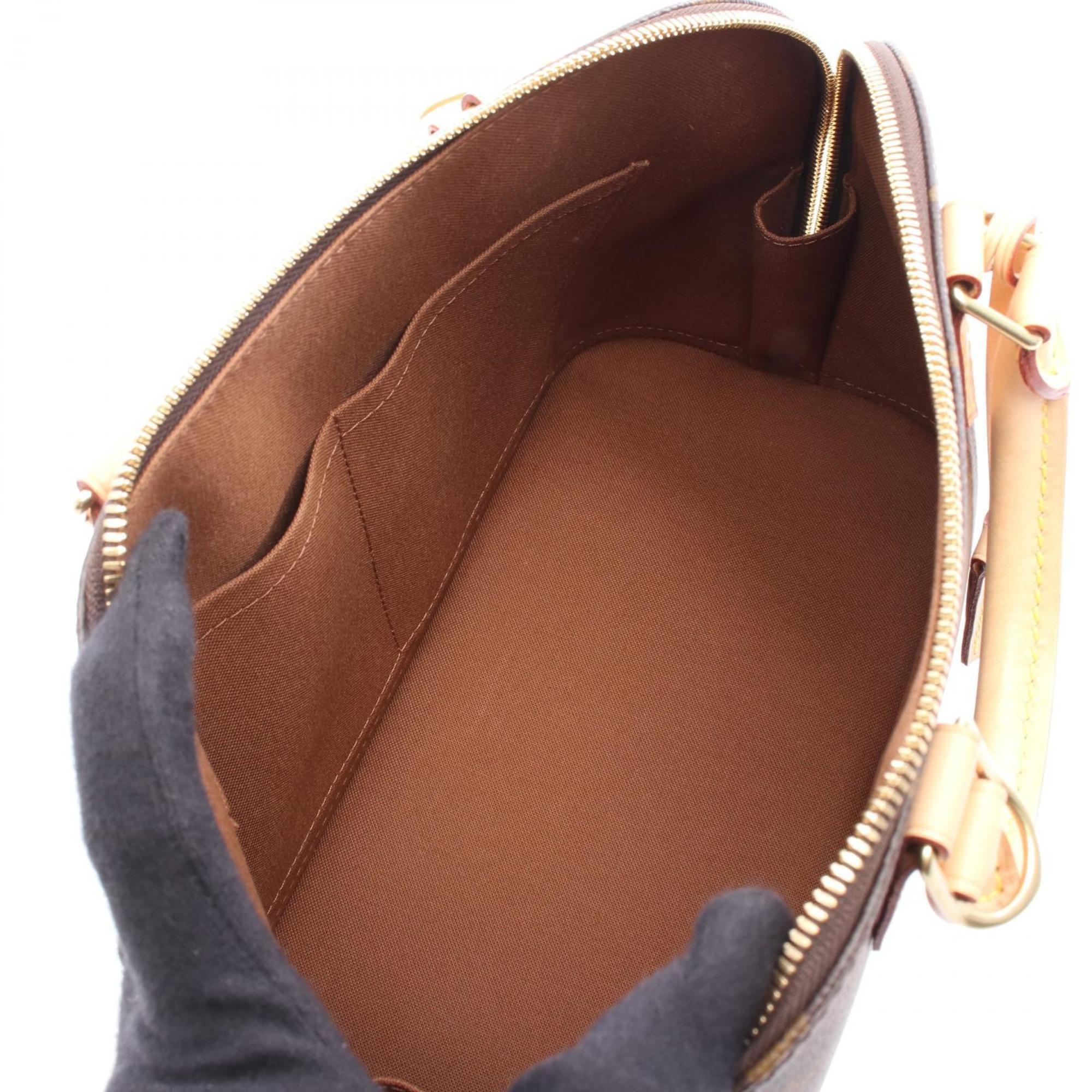 Louis Vuitton Brown Monogram Coated Canvas Handbag