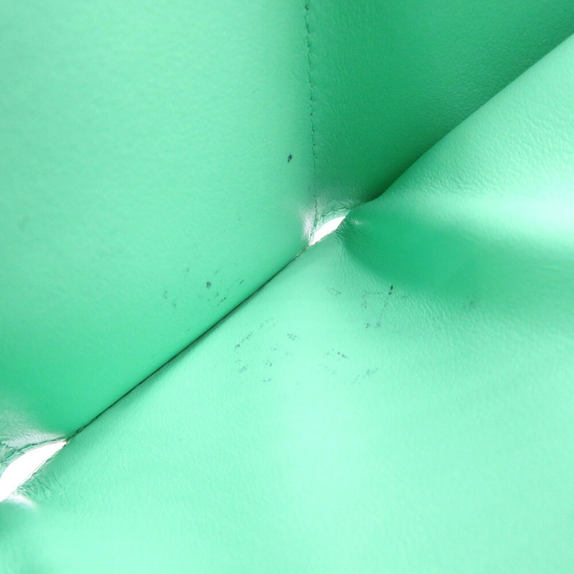 Bottega Veneta Green Leather Wallet (Tri-Fold)