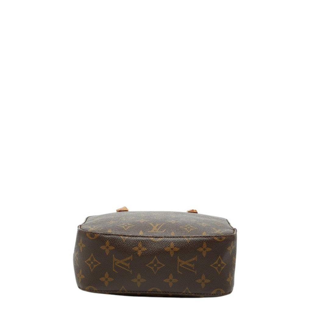 Louis Vuitton Brown Pvc Leather Handbag Shoulder Bag