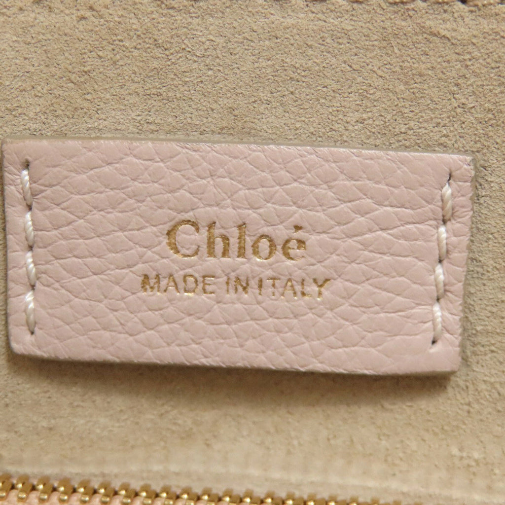 Chloé Pink Beige Leather Handbag (Pre-Owned)