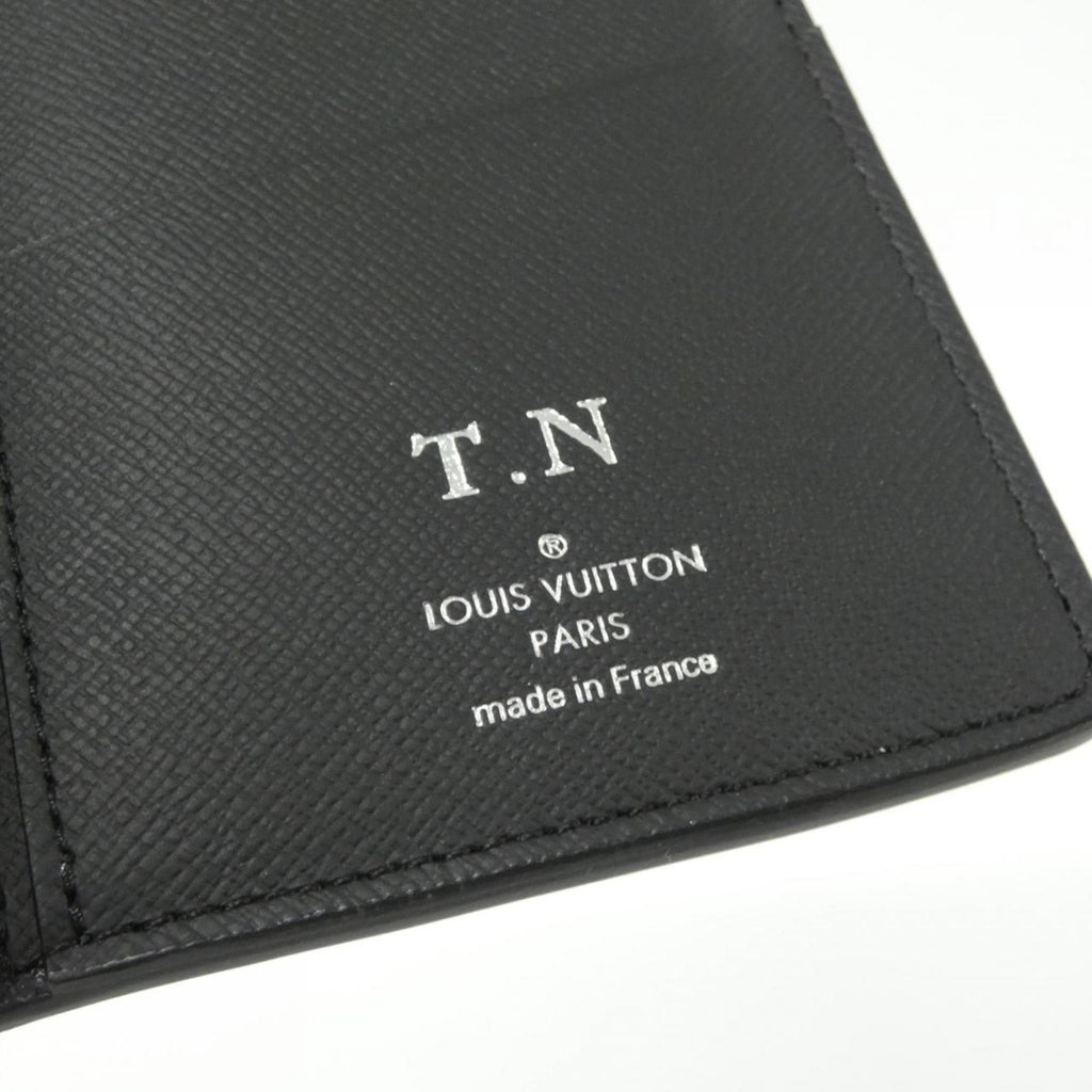 Louis Vuitton Black Leather Long Wallet