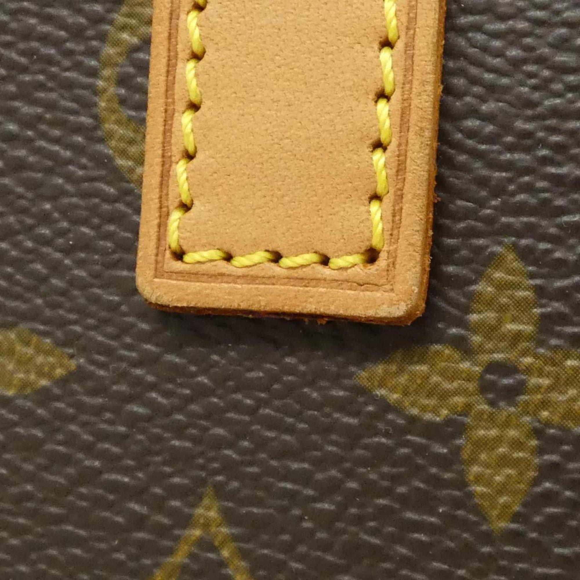 Louis Vuitton Brown Coated Canvas Handbag