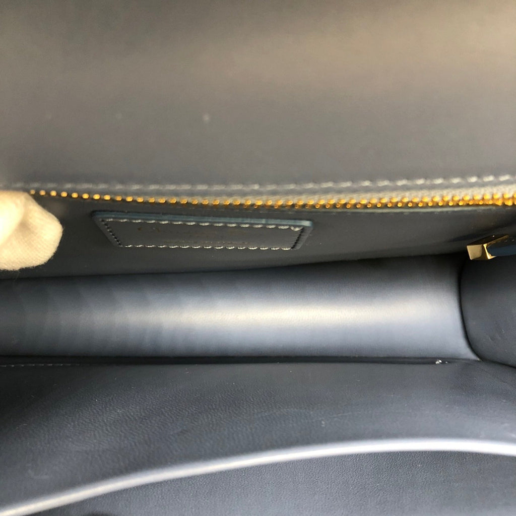 Christian Dior Blue Leather Shoulder Bag (Pre-Owned)