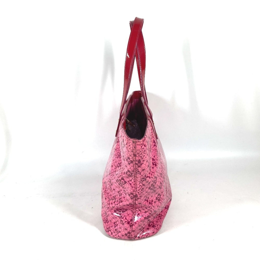 Louis Vuitton Pink Pvc Leather Shoulder Bag Tote Bag