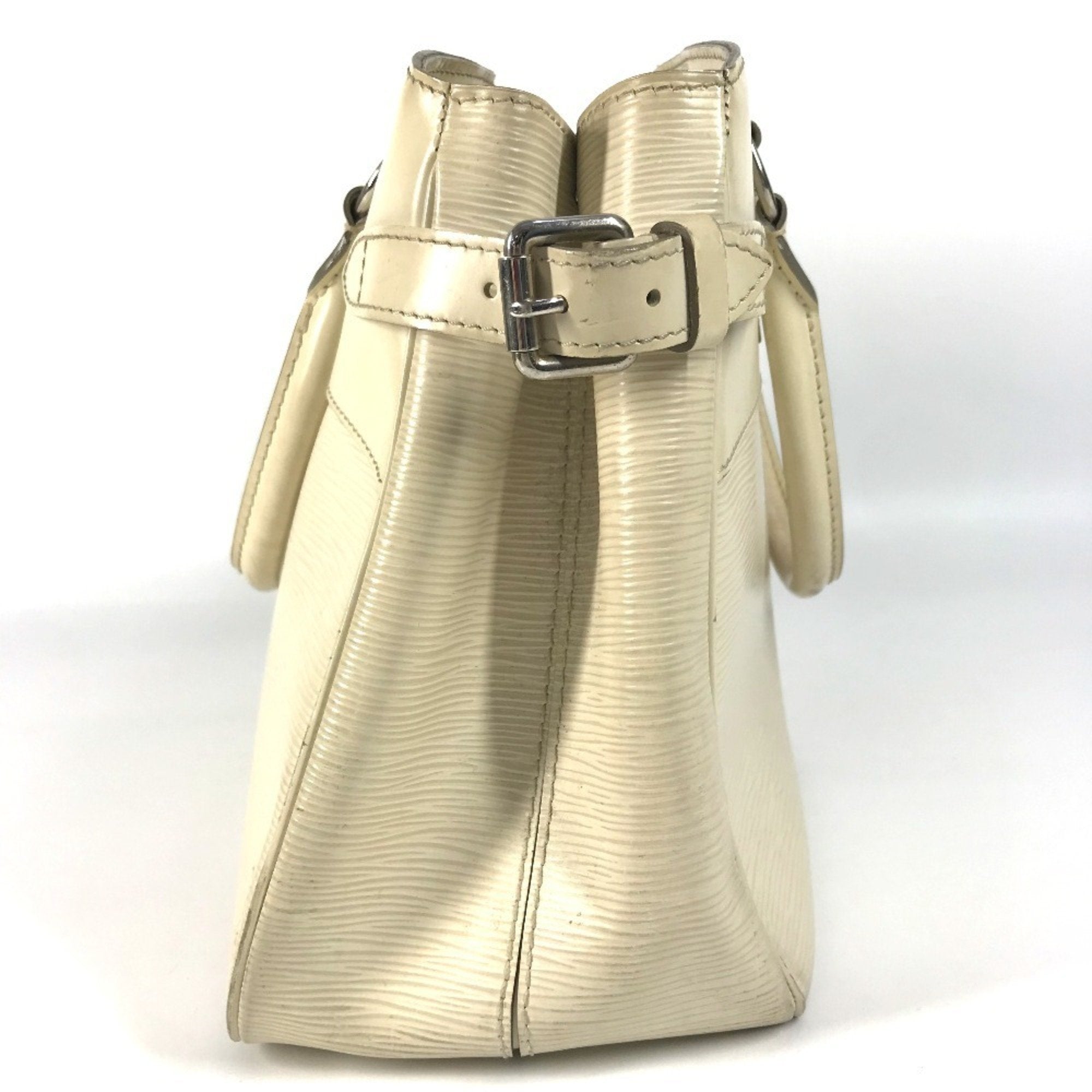 Louis Vuitton Lv Off White White Epi Leather Handbag Tote Bag