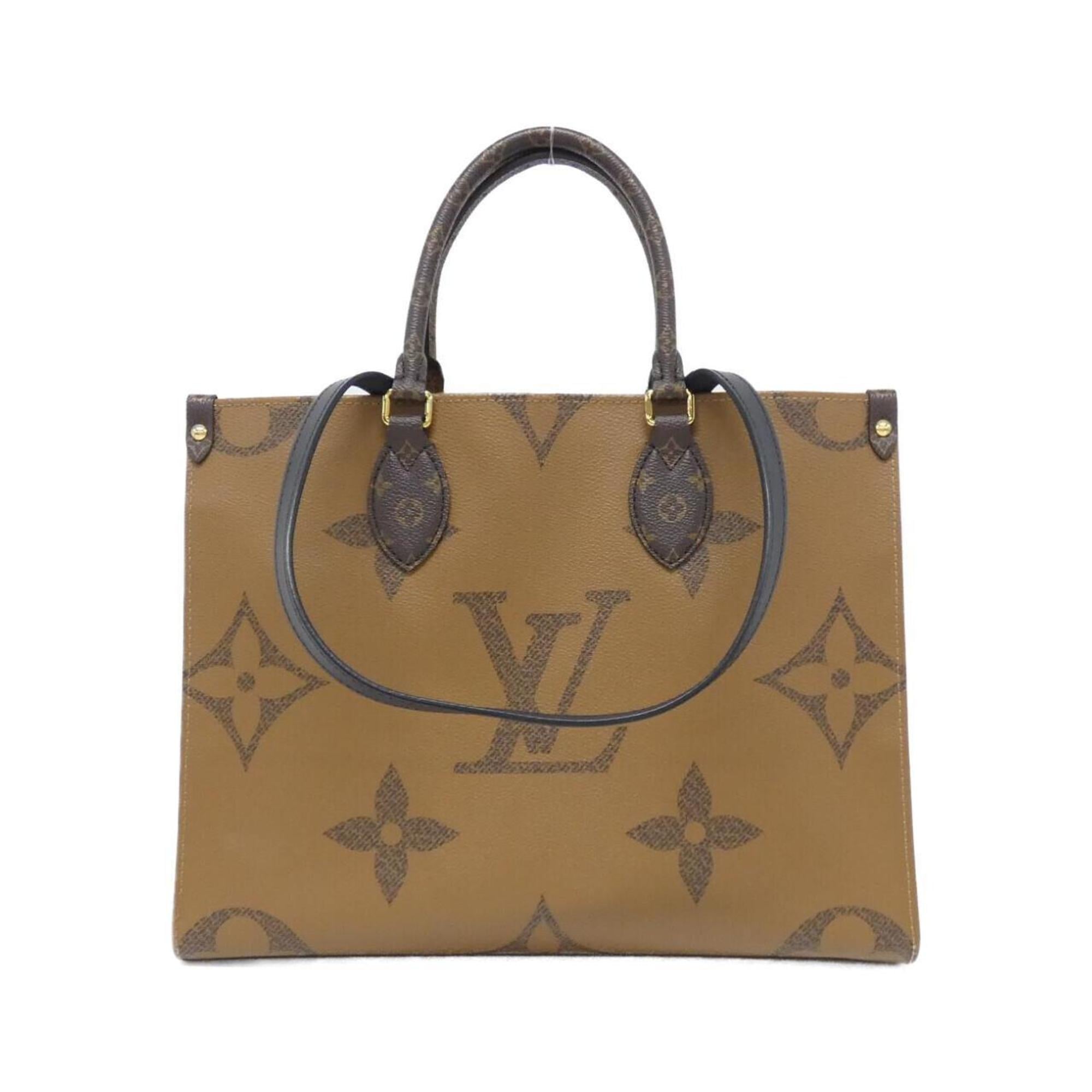 Louis Vuitton Marron Coated Canvas Handbag