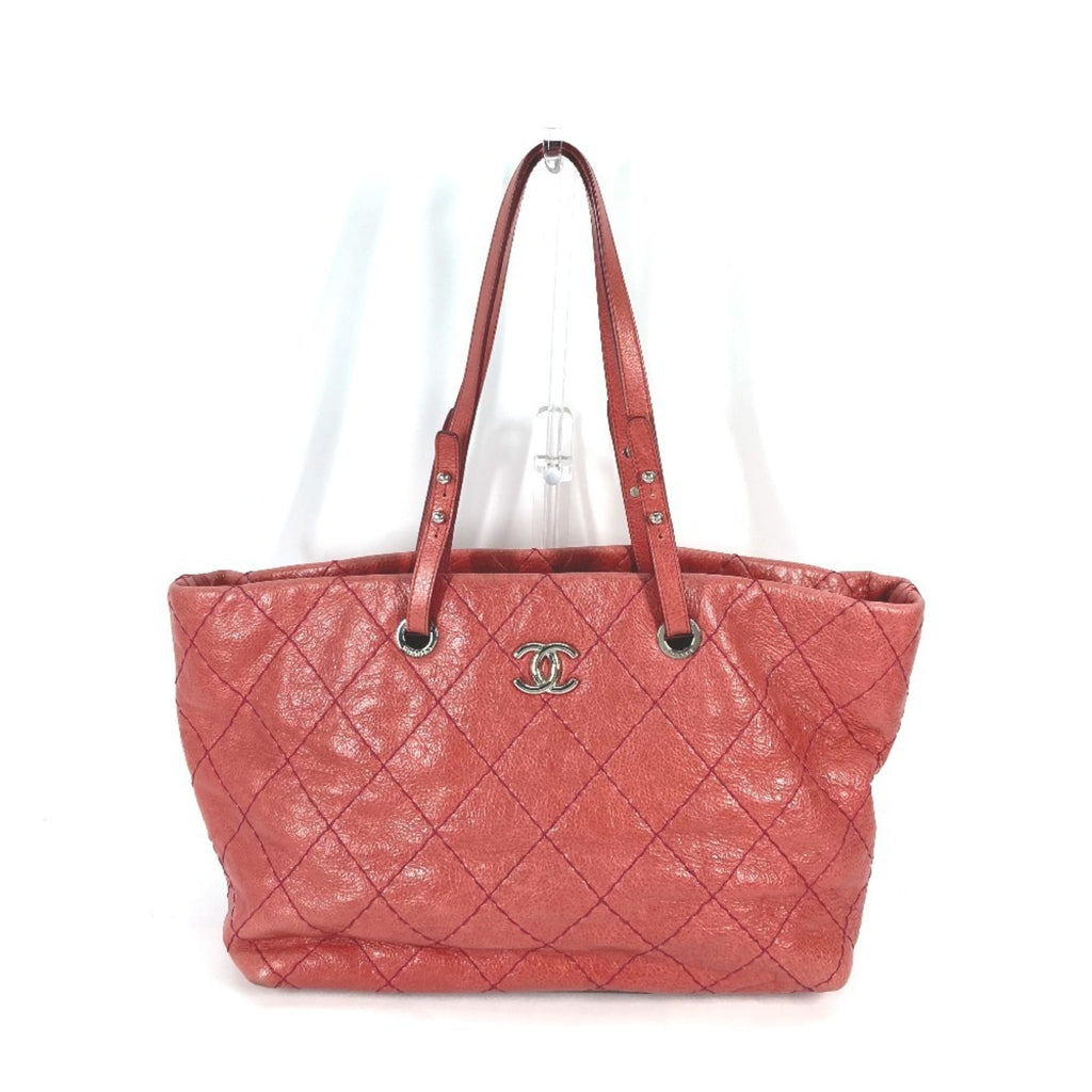 Chanel On The Road Pink Caviar Leather Shoulder Bag Tote Bag