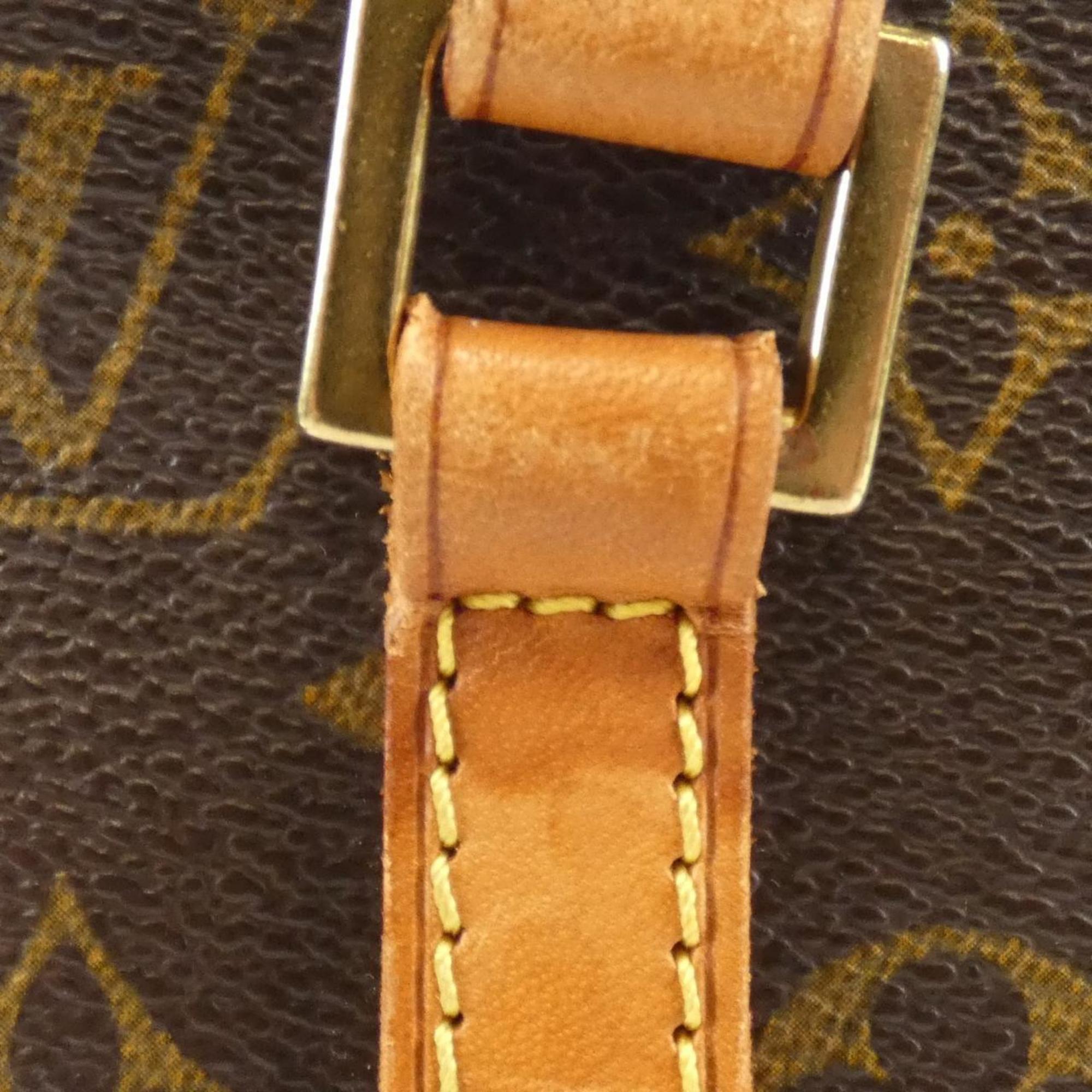 Louis Vuitton Marron Coated Canvas Handbag