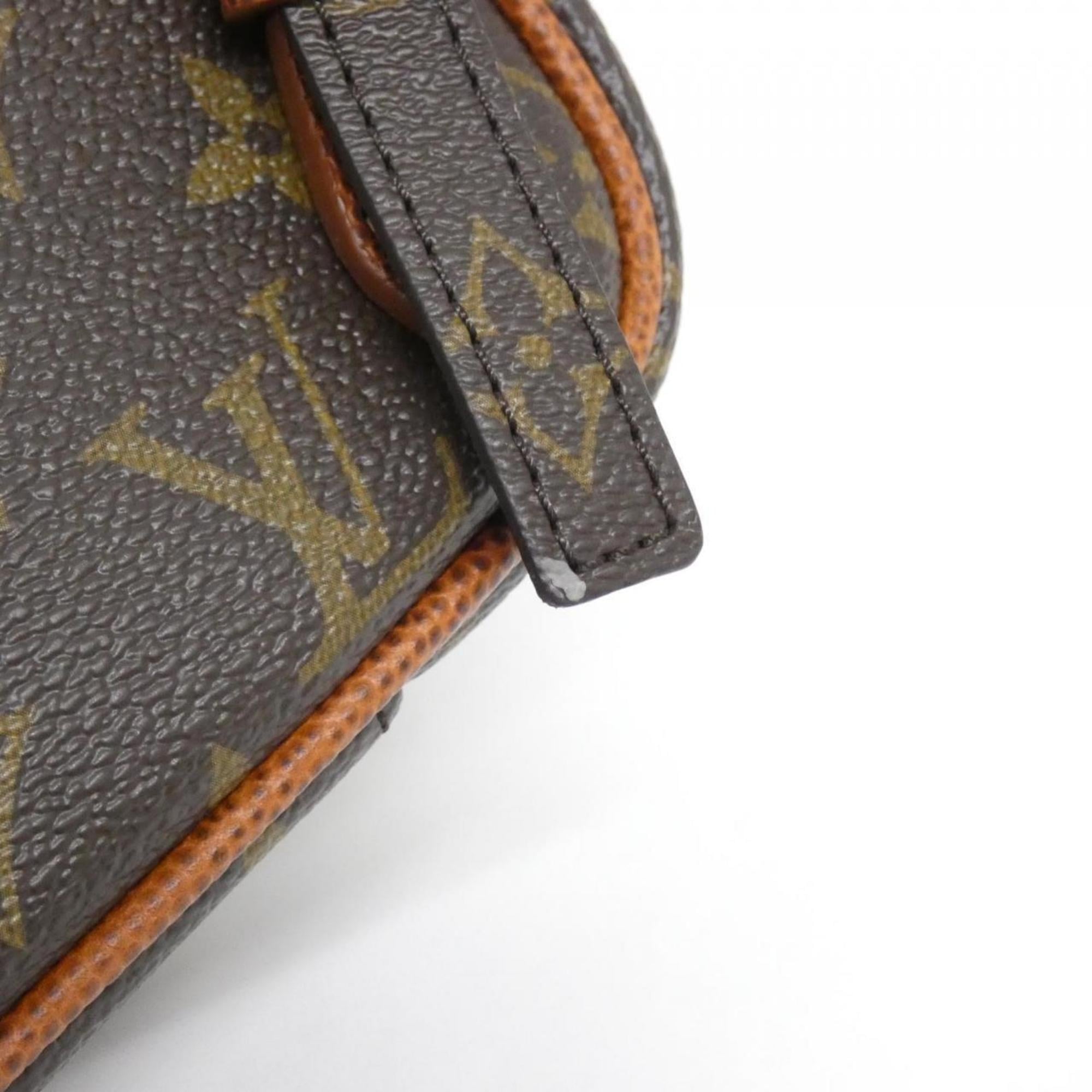 Louis Vuitton Marron Coated Canvas Backpack