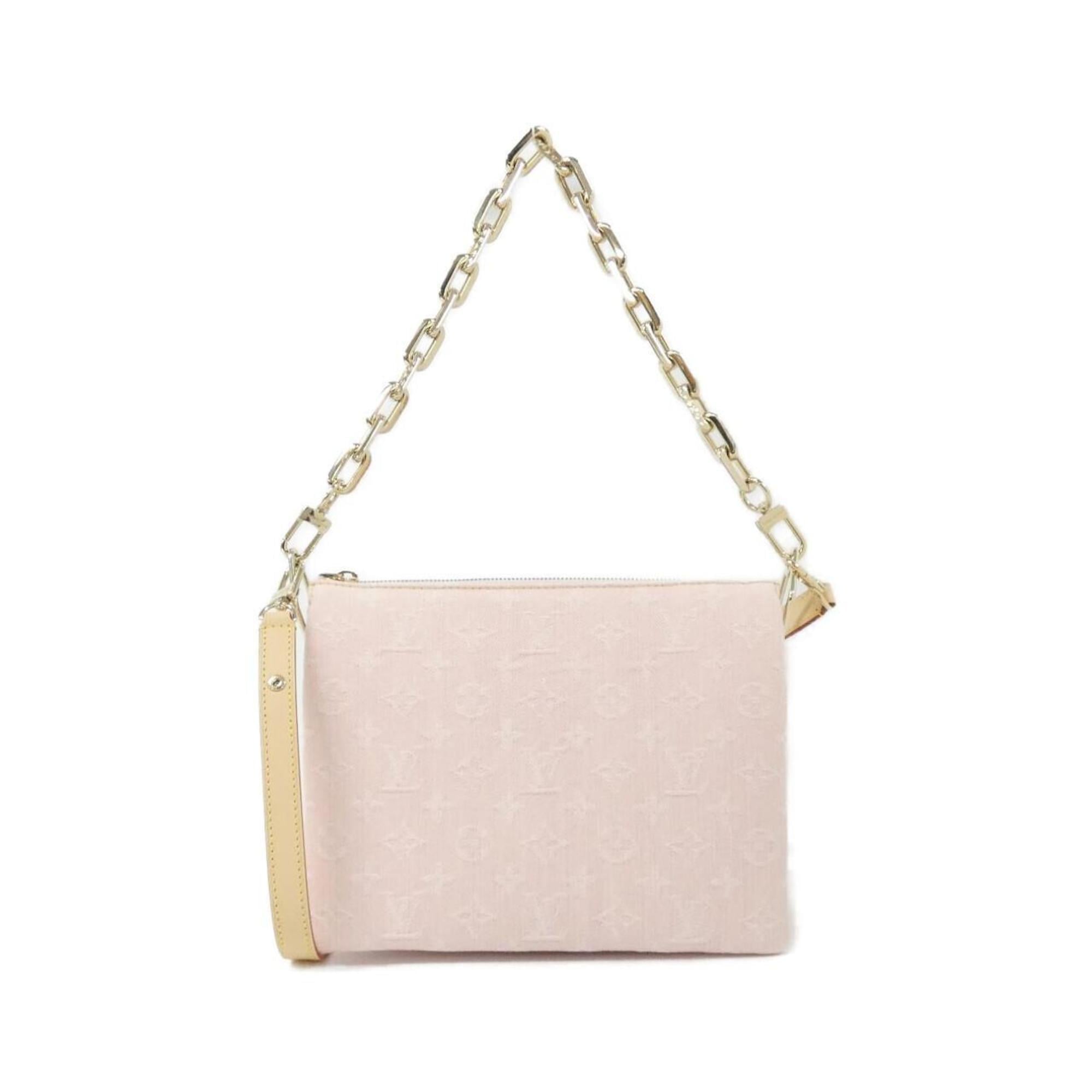 Louis Vuitton Pink Denim Handbag