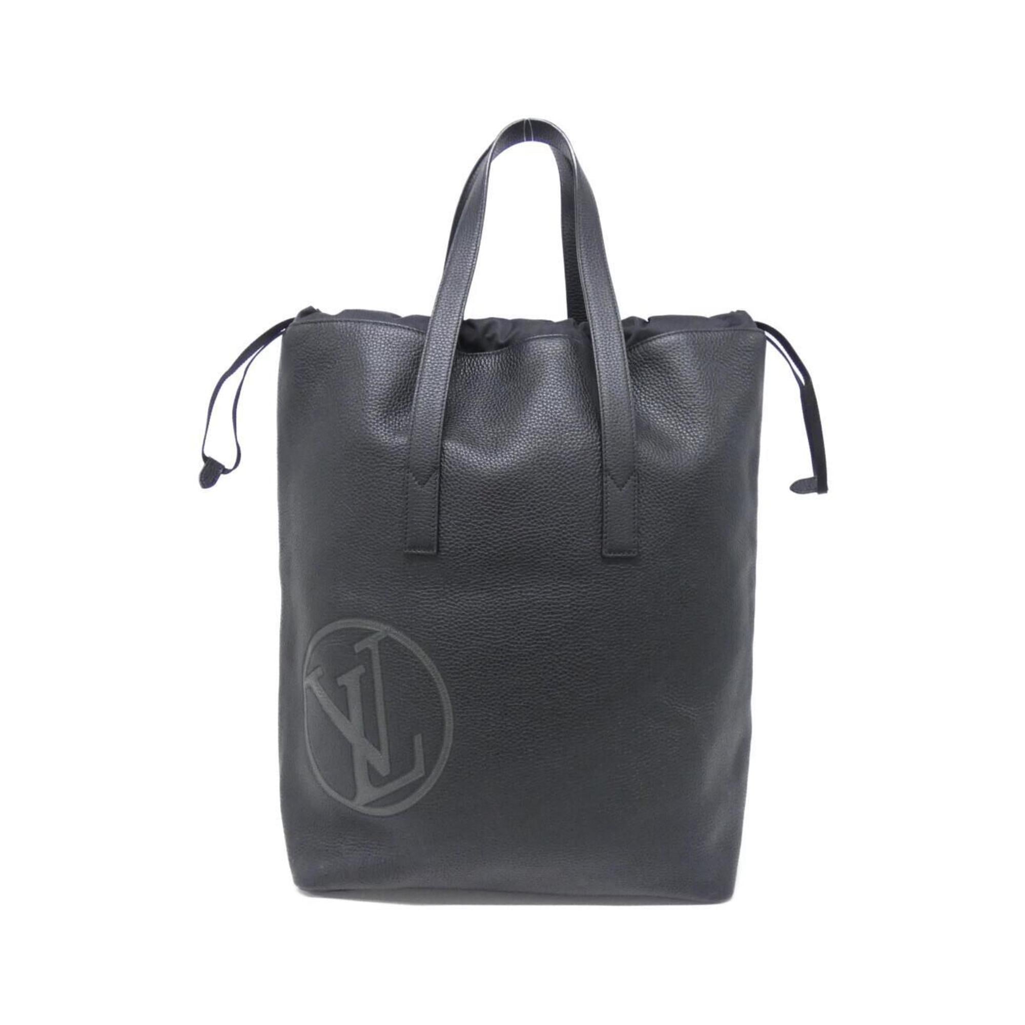 Louis Vuitton Black Leather Shoulder Bag