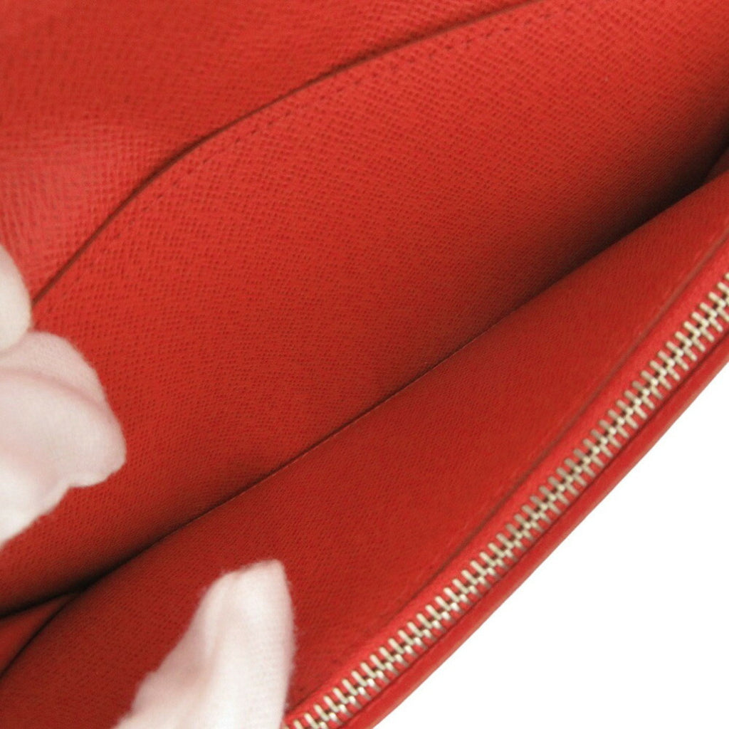 Louis Vuitton Red Color Epi Leather Long Wallet