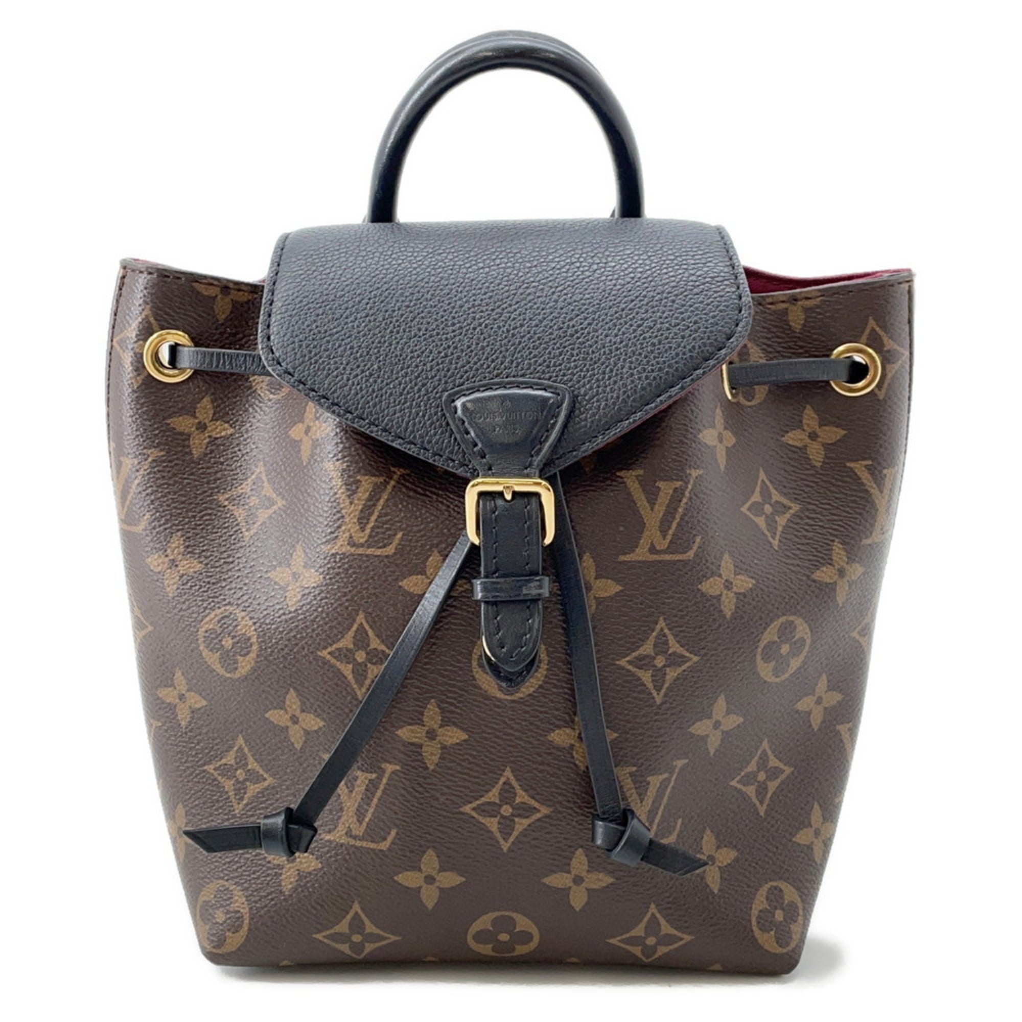 Louis Vuitton Monogram Red Color Monogram Leather Backpack