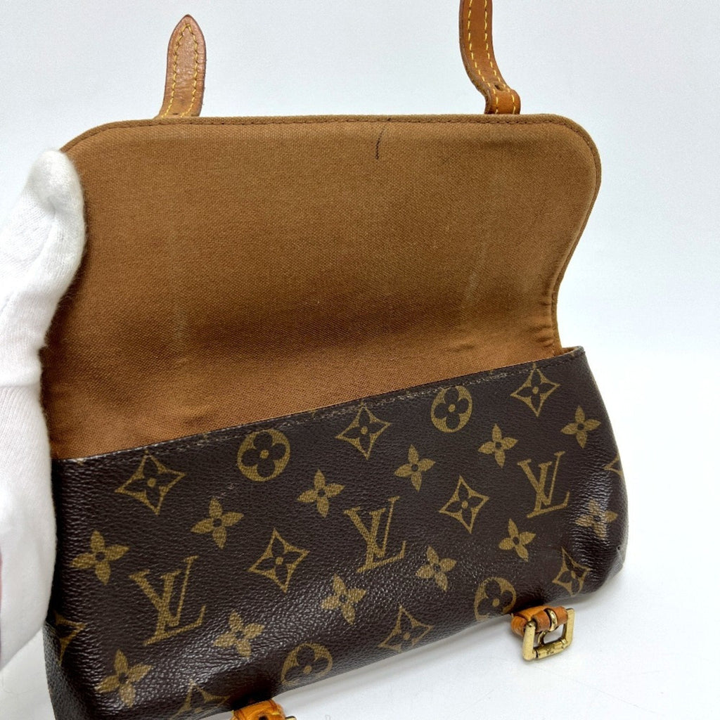 Louis Vuitton Brown Monogram Monogram Pochette Pouch Sling Bag