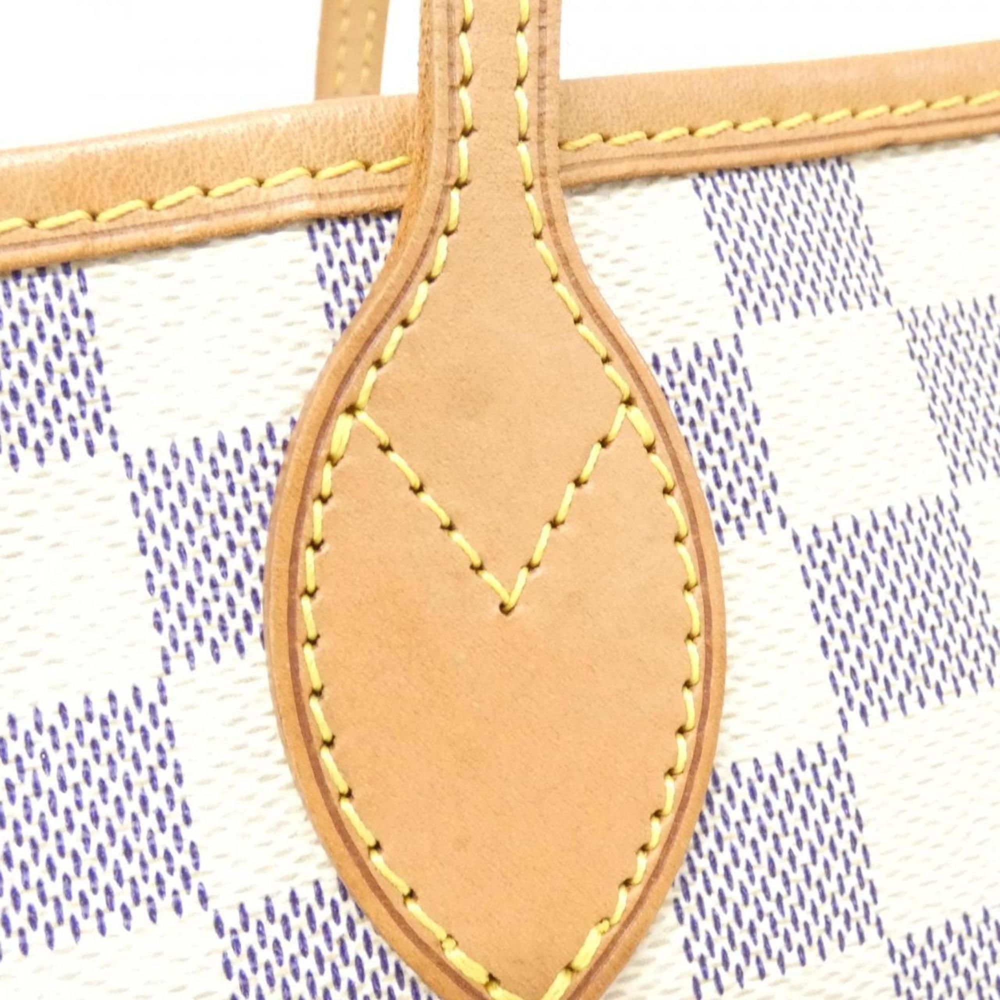 Louis Vuitton Azur Coated Canvas Handbag